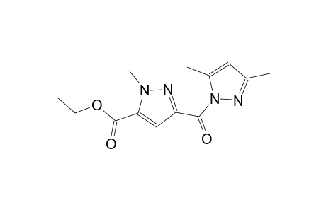 ethyl 3-[(3,5-dimethyl-1H-pyrazol-1-yl)carbonyl]-1-methyl-1H-pyrazole-5-carboxylate