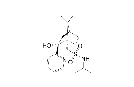 (1S,2R,4S)-N-Isobutyl-2-hydroxy-7,7-dimethyl-2-(pyrid-2-yl)bicyclo[2.2.1]hept-1-ylmethanesulfonamide