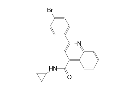2-(4-bromophenyl)-N-cyclopropyl-4-quinolinecarboxamide