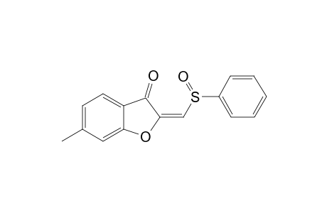 (E)-6-methyl-2-((phenylsulfinyl)methylene)benzofuran-3(2H)-one