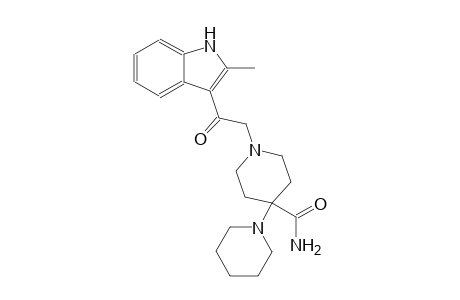 1'-(2-(2-methyl-1H-indol-3-yl)-2-oxoethyl)-[1,4'-bipiperidine]-4'-carboxamide