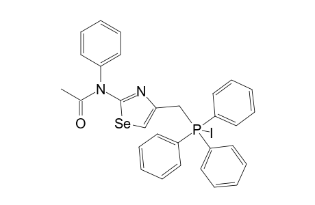 [2-(N-Acetylanilino)-1,3-selenazol-4-ylmethyl]triphenylphosphonium iodide