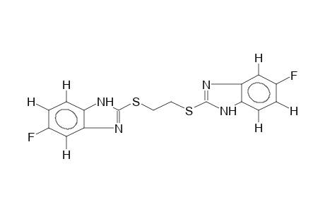 SYM-BIS(5-FLUOROBENZIMIDAZOL-2-YLMERCAPTO)ETHANE