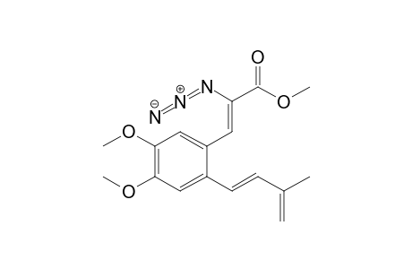 Methyl .alpha.-azido-2-(3'-methylbuta-1',3'-dienyl)-4,5-dimethoxycinnamate