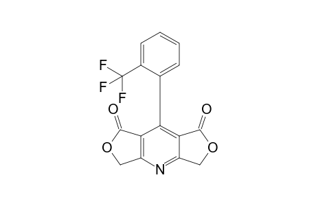 8-[2'-(Trifluoromethyl)phenyl]-1,3,5,7-tetrahydro-difuro[3,4-b : 3',4'-e]pyridine-1,7-dione