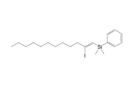 (Z)-1-Dimethylphenylsilyl-2-iodo-1-dodecene