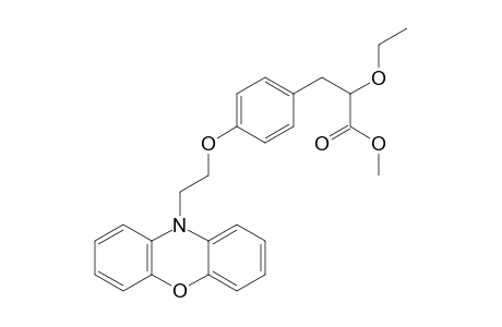 Methyl 3-[4-[2-(Phenoxazin-10-yl)ethoxy]phenyl]-2-ethoxypropanoate