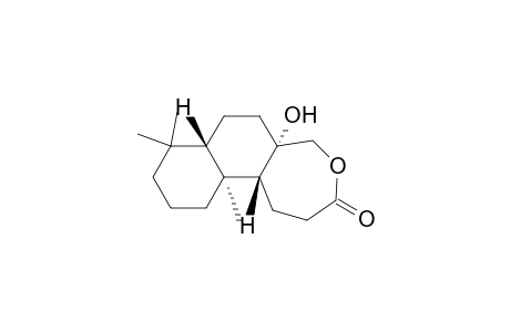 Naphth[2,1-c]oxepin-3(2H)-one, dodecahydro-5a-hydroxy-8,8,11a-trimethyl-, [5aS-(5a.alpha.,7a.beta.,11a.alpha.,11b.beta.)]-