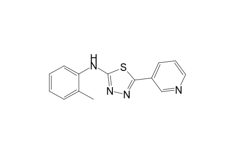 2-(3-Pyridyl)-5-(2-methylphenylamino)-1,3,4-thiadiazole