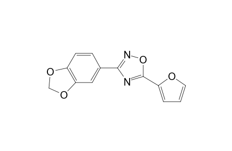 1,2,4-Oxadiazole, 3-(1,3-benzodioxol-5-yl)-5-(2-furanyl)-