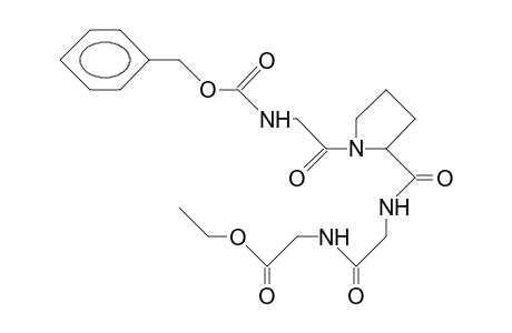trans-N-Benzyloxycarbonyl-glycyl-prolyl-glycyl-glycine ethyl ester