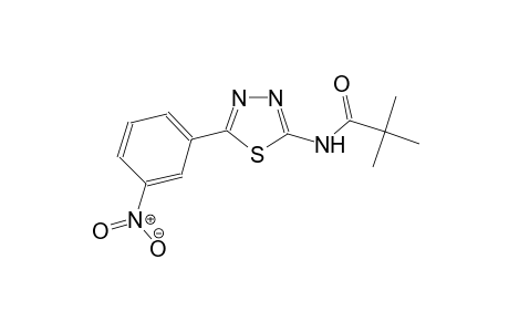2,2-dimethyl-N-[5-(3-nitrophenyl)-1,3,4-thiadiazol-2-yl]propanamide