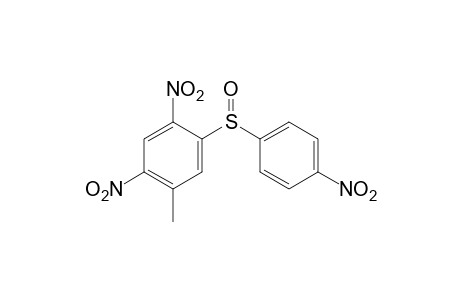 4,6-dinitro-m-tolyl p-nitrophenyl sulfoxide