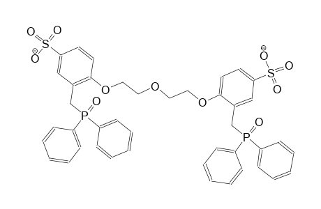 3-[(diphenylphosphoryl)methyl]-4-[2-(2-{2-[(diphenylphosphoryl)methyl]-4-sulfonatophenoxy}ethoxy)ethoxy]benzenesulfonate