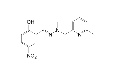 5-nitrosalicylaldehyde, methyl[(6-methyl-2-pyridyl)methyl]hydrazone