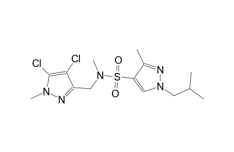 1H-pyrazole-4-sulfonamide, N-[(4,5-dichloro-1-methyl-1H-pyrazol-3-yl)methyl]-N,3-dimethyl-1-(2-methylpropyl)-