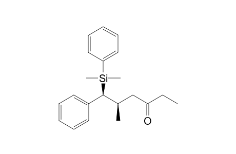 (5R,6S)-6-(Dimethyl-phenyl-silanyl)-5-methyl-6-phenyl-hexan-3-one
