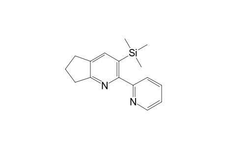 Trimethyl-(2-pyridin-2-yl-6,7-dihydro-5H-cyclopenta[b]pyridin-3-yl)silane