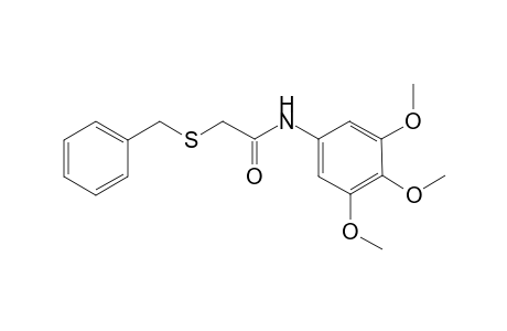 Acetamide, 2-[(phenylmethyl)thio]-N-(3,4,5-trimethoxyphenyl)-