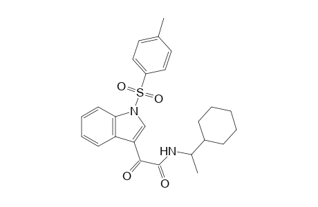 N-(1-Cyclohexylethyl)-2-oxo-2-[1-(toluene-4-sulfonyl)-1H-indol-3-yl]acetamide