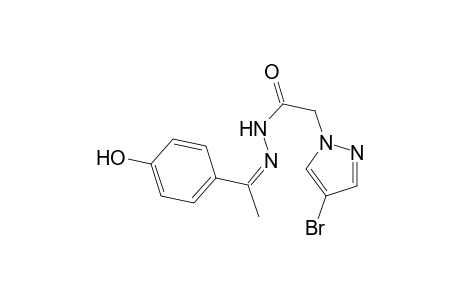 Acethydrazide, 2-(4-bromo-1-pyrazolyl)-N2-[1-(4-hydroxyphenyl)ethylidene]-