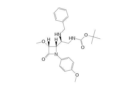 (+)-1-(p-Methoxyphenyl)-3-methoxy-2-[1-(benzylamino)-2-(BOC-amino)ethyl]azetidine-4-one