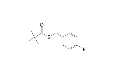 4-Fluorobenzyl mercaptan, S-trimethylacetyl-