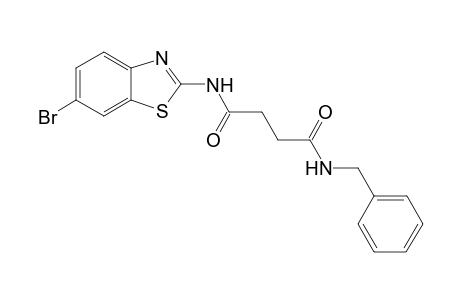 N-Benzyl-N'-(6-bromo-benzothiazol-2-yl)-succinamide