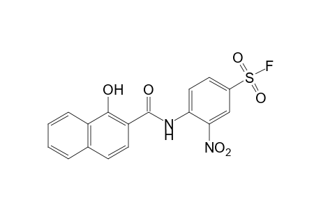 4'-(fluorosulfonyl)-1-hydroxy-2'-nitro-2-naphthanilide
