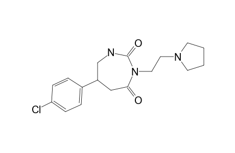 3-(2-PYRROLIDINOETHYL)-6-(4-CHLOROPHENYL)-PERHYDRO-1,3-DIAZEPINE-2,5-DIONE