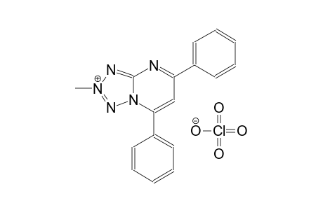 2-methyl-5,7-diphenyltetraazolo[4,5-a]pyrimidin-2-ium perchlorate
