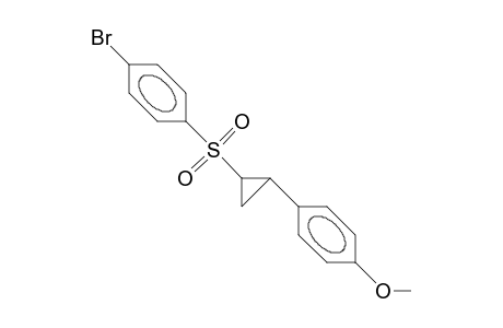 trans-4-Bromo-phenyl 2-(4-methoxy-phenyl)-cyclopropyl sulfone