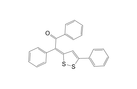 Ethanone, 1,2-diphenyl-2-(5-phenyl-3H-1,2-dithiol-3-ylidene)-