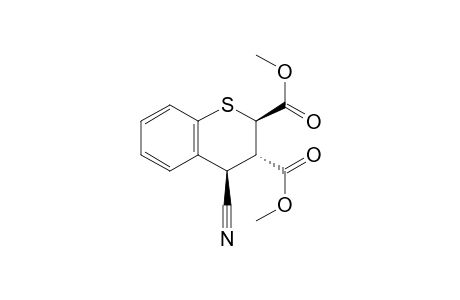 Dimethyl trans-4-cyanothiochroman-cis-2,3-dicarboxylate