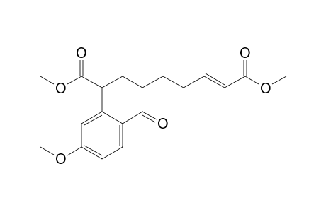 Dimethyl 8-(2-formyl-5-methoxyphenyl)non-2-enedioate