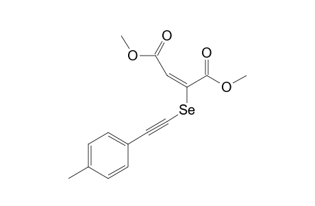 Dimethyl 2-(2-p-tolylethyneseleno)-1,2-ethenedicarboxylate