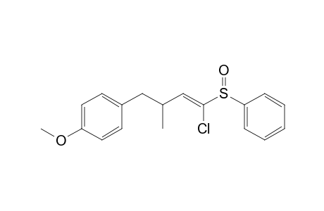 1-Chloro-4-(4-methoxyphenyl)-3-methyl-1-phenylsulfinyl-1-butene