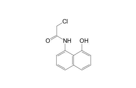 2-Chloranyl-N-(8-oxidanylnaphthalen-1-yl)ethanamide