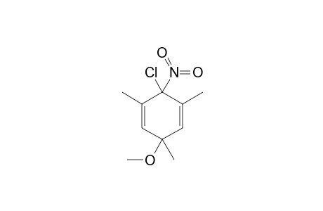 4-CHLORO-1,3,5-TRIMETHYL-4-NITRO-CYCLOHEXA-2,5-DIENYL-METHYLETHER;(ISOMER-1)