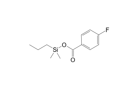 Dimethyl(propyl)silyl 4-fluorobenzoate