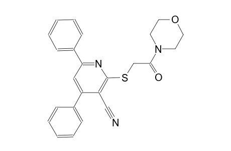 3-pyridinecarbonitrile, 2-[[2-(4-morpholinyl)-2-oxoethyl]thio]-4,6-diphenyl-