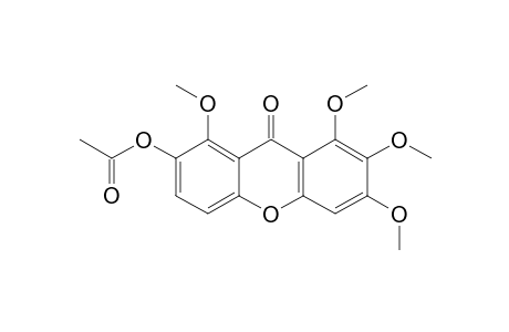 7-ACETOXY-1,2,3,8-TETRAMETHOXYXANTHONE