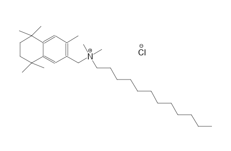 N,N-dimethyl-N-[(3,5,5,8,8-pentamethyl-5,6,7,8-tetrahydro-2-naphthalenyl)methyl]-1-dodecanaminium chloride