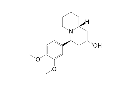 (2S,4S,9aR)-4-(3,4-dimethoxyphenyl)-2,3,4,6,7,8,9,9a-octahydro-1H-quinolizin-2-ol