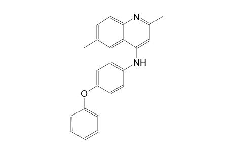 2,6-dimethyl-N-(4-phenoxyphenyl)-4-quinolinamine