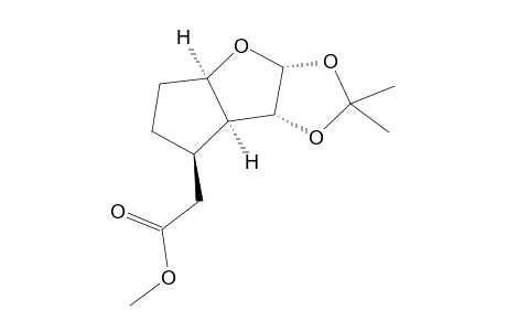 2,3-(Isopropylidenedioxy)-4-(methoxycarbonylmethyl)cyclopenta[b]tetrahydrofuran