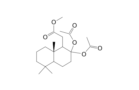 8,17-diacetoxy-13,14,15,16-tetranorlabdan-12-oic acid