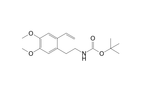 N-[2-(2-ethenyl-4,5-dimethoxyphenyl)ethyl]carbamic acid tert-butyl ester