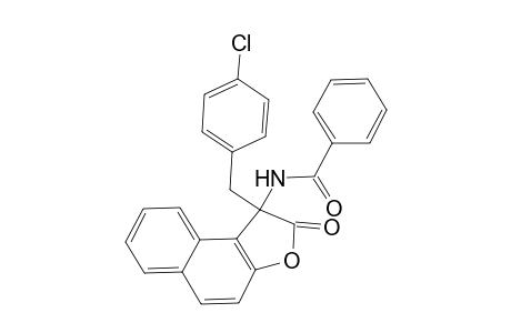 N-(1-(4-Chlorobenzyl)-1,2-dihydro-2-oxonaphtho[2,1-b]furan-1-yl) benzamide