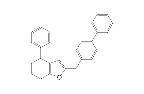 2-([1,1'-Biphenyl]-4-ylmethyl)-4-phenyl-4,5,6,7-tetrahydrobenzofuran